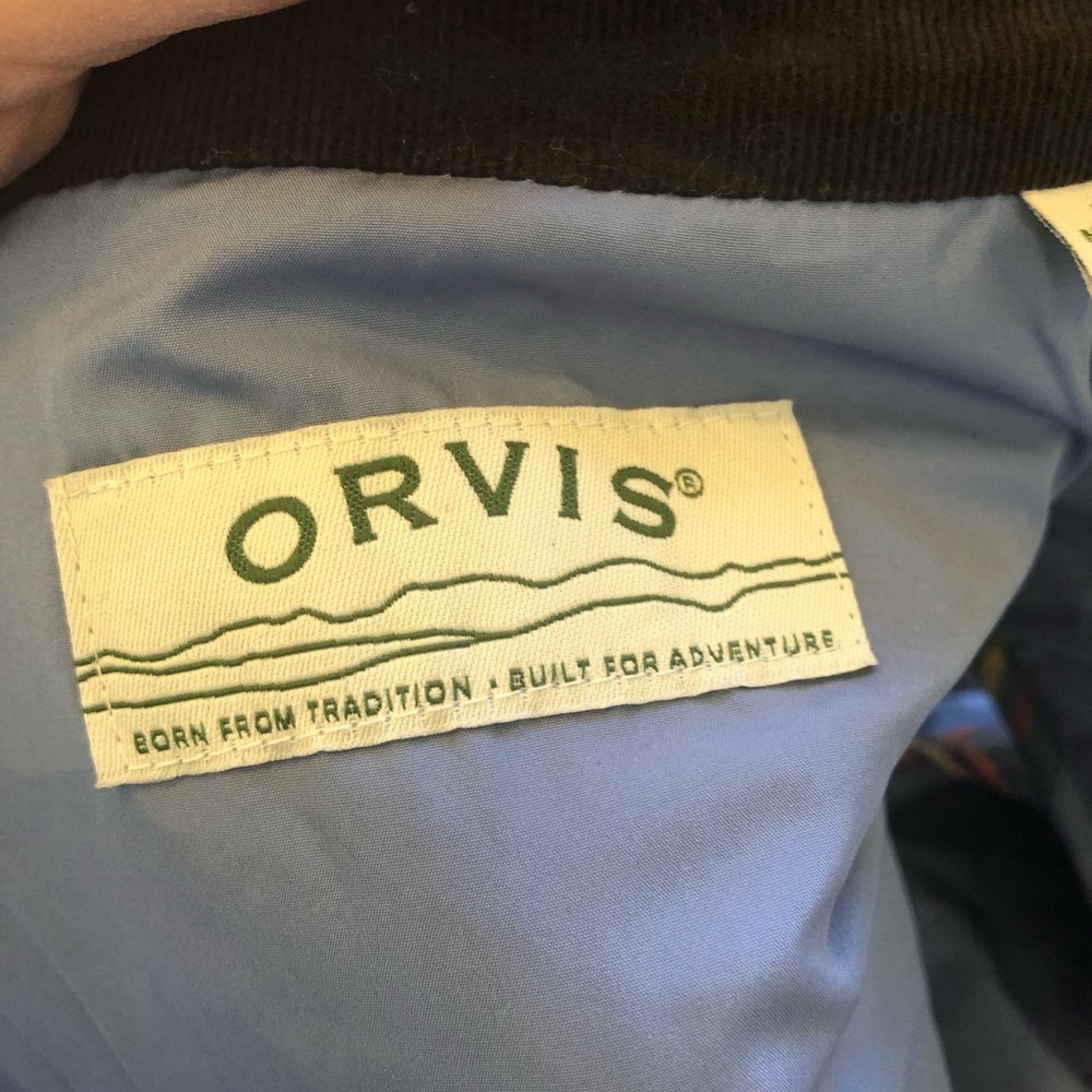 Orvis Sunderland Blue Plaid Full-Zip Vest Size Xs - image 5